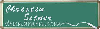 Christin Sitner Visitenkarte